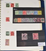 A mint and used stamp collection in three SG Davo albums from 1840 1d black (three margins), 1840 2d