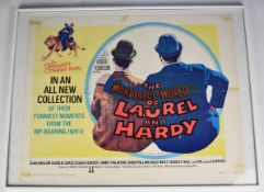 1967 The Further Perils of Laurel and Hardy, film or similar poster, overpainted with Wonderful
