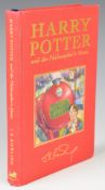 J.K. Rowling Harry Potter and the Philosopher’s Stone, published Bloomsbury 1999 deluxe first