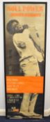 James Brown 'Soul Power' EP framed promotional poster, 161cm x 52cm