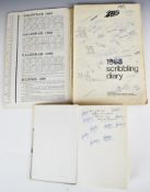 Dale Griffin's diary from 1968 and 1969 with references to playing gigs with Jimmy Cliff,