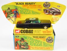 Corgi Toys diecast model The Green Hornet 'Black Beauty' crime fighting car, 268, with black body,