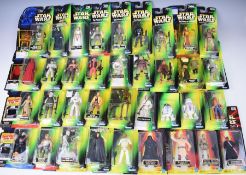 Fifty-eight Kenner Star Wars Power of the Force and similar action figures to include Luke Skywalker
