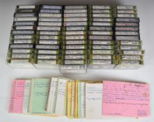 A collection of 58 DAT cassettes of John Peel / Andy Kershaw sessions including The Wedding Present,