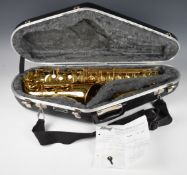 Michael White MW alto saxophone, serial number C95892, with original receipt from Michael White,