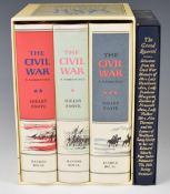 The Civil War A Narrative by Shelby Foote published Random House in 3 illustrated volumes, bound