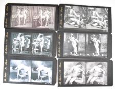 Thirty four various erotic or glamour stereoscopic cards 'Le Stereo - Nu Paris'