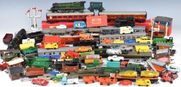 Hornby Dublo 00 gauge model railway locomotives rolling stock and accessories including two 0-6-0