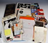 A collection of mostly Mott the Hoople memorabilia and ephemera including programmes (Uris Theatre