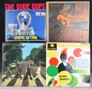 Approximately 120 albums including Abba, The Beatles, John Barry, Electric Light Orchestra, Elton