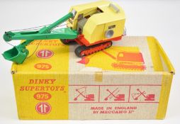 Dinky Supertoys diecast model Ruston Bucyrus Excavator, 975, in original box