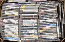 Seventy-eight Sony Playstation 3 (PS3) games to include WWE Legends of Wrestlemania, Call of Duty