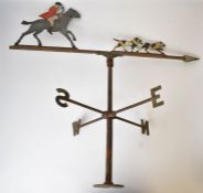 Hunting interest weather vane, length 79cm