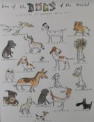 Zebedee Helm (British cartoonist for Private Eye, Spectator and The Lady, born 1970) watercolour,