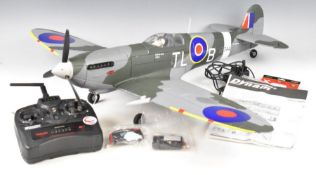 Dynham Spitfire 900mm R.T.F. R/C aircraft, complete with Tx and matching fitted Rx, switchable