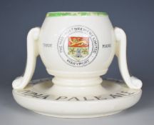 Royal Doulton advertising keepsake match striker for Maryport Ales and Stouts (Cumbria) Brewery