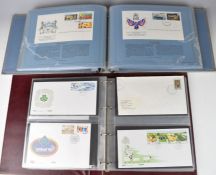 A collection of GB Commonwealth first day covers in six albums and four presentation folders of