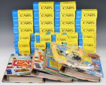 Sixty-five Hachette A Century of Cars special edition diecast model Solido and Corgi cars, all in