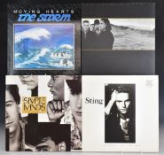 A collection of 28 albums including Ultravox, The Police, Dire Straits, U2, Simple Minds, David