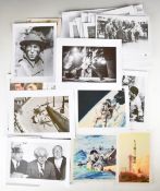 Fifty one various press photographs, mainly covering early motoring and races, some space travel