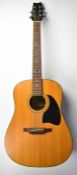 Washburn Lyon LD-9 six string acoustic guitar, length 105cm