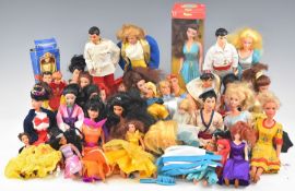 A collection of Disney action/fashion dolls to include The Little Mermaid, Mulan, Pocahontas,