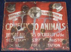 Royal Society for the Prevention of Cruelty to Animals Bristol Branch (RSPCA), vintage enamel