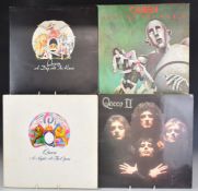 Queen - 6 albums comprising Queen II, A Night at the Opera (white vinyl), A Day at the Races, News
