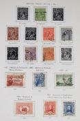 Australia 1913-90 mint and used stamps in a Stanley Gibbons album together with a Triumph album of