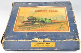 Hornby 0 gauge No.201 Tank Goods train set, in original box.