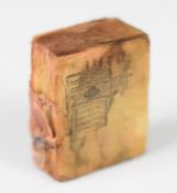 Miniature thumbnail Qur’an (Koran) printed c.19thC the sacred scripture of Islam, measuring 27mm x