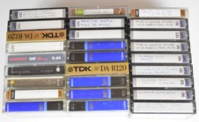 A collection of DAT cassettes, mostly Mott the Hoople and The Silence. Formerly the property of