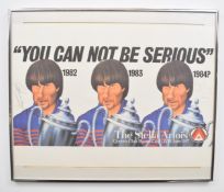 John McEnroe and Jimmy Connors signed 'You cannot be serious' 1982 1983 and 1984? poster for the