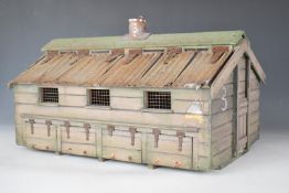 Aardman Animations Chicken Run (2000) Coop No.3 original movie prop with wooden structure, weathered