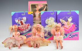 A small collection of Hasbro Sindy ballerinas to include 1987 Ballet Dancer Sindy, 8080, in original