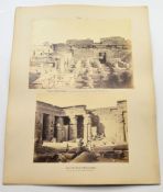 Twenty one 19thC Grand Tour or similar albumen photographs or prints mainly titled Cairo or