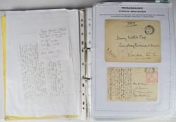 An interesting specialist military in Egypt postal history collection including covers, stamps,