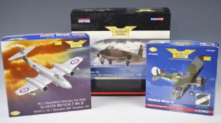 Three Corgi The Aviation Archive Limited Edition 1:72 scale diecast model aeroplanes comprising