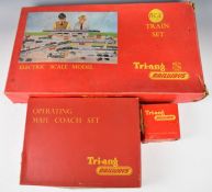 Tria-ang Railways 00 gauge model railway set RCX together with Operating Mail Coach set and signal
