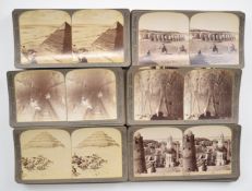 Underwood & Underwood Egypt Through the Stereoscope, 94 stereoscopic cards in total from 1-99, in