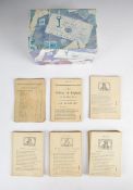 The History of England in Miniature, An Acrostic (c.19thC) comprising a set of 35 printed playing