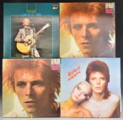David Bowie - 9 albums comprising Space Oddity (2), Pin Ups, Diamond Dogs (3), Aladdin Sane,