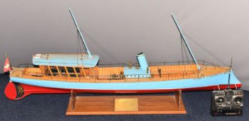 Marten, Howes & Baylis kit built 1/12 scale live steam model launch or boat Der Seekadett, with