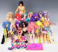 Fifteen Hasbro Jem and the Holograms dolls to include Jem, Rio, Pizzazz, Kimber, Shana and Video, in