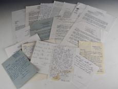 A collection of cards and letters to and from Buffin including Brian May, Annie Lennox and Dave