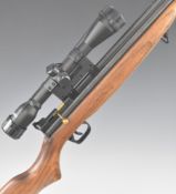 Crosman Rabbit Stopper 2260 .22 air rifle with sling suspension mounts, sound moderator and Hawke