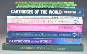 Ten shotgun and rifle cartridge re-loading and cartridge tool books Comprising Cartridge Tools D J