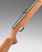 Weihrauch HW57 .22 under-lever air rifle with chequered semi-pistol grip and forend, raised cheek