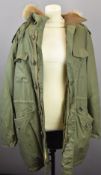 Cold weather parka retailers North West Sports Ltd, dated 1971, size L