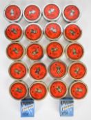 Twenty sealed tins of 500 H&N Pointed .177 and two vintage boxes of 500 Lightning air rifle or